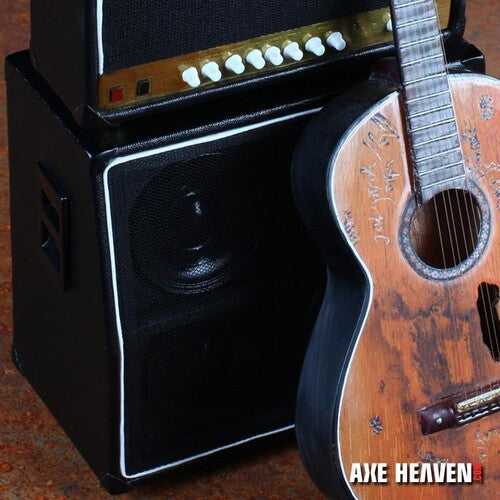 Classic Black Amplifier Head w 4 x 12 Speaker Cabinet Replica Collectible