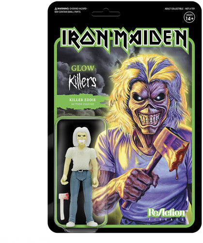 Super7 - Iron Maiden Reaction Figure Wave 1 - Killer Eddie (Glow) (AE Exclusive)