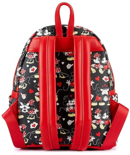 Loungefly Disney: Mickey and Minnie Heart Hands Mini Backpack