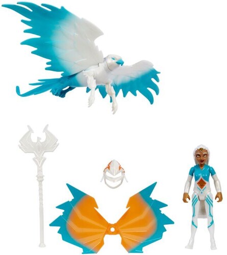 Mattel Collectible - Masters of the Universe Sorceress Cosmic Falcon with Power Attack (He-Man, MOTU)