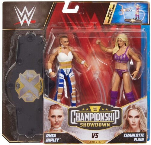 Mattel Collectible - WWE Championship Battle Pack Charlotte Flair Vs. Rhea Ripley