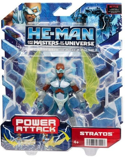 Mattel Collectible - Masters of the Universe Animated Stratos with Power Attack (He-Man, MOTU)