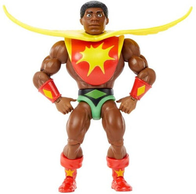 Mattel Collectible - Masters of the Universe Origins 5.5" Sun-Man, The Greatest Hero of Them All (He-Man, MOTU)