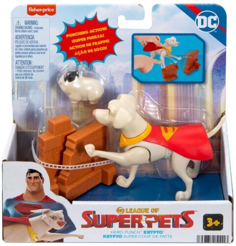 Fisher Price - DC League of Super Pets Hero Punch Krypto
