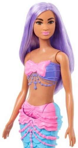 Mattel - Barbie Dreamtopia Mermaid Doll with Purple Hair