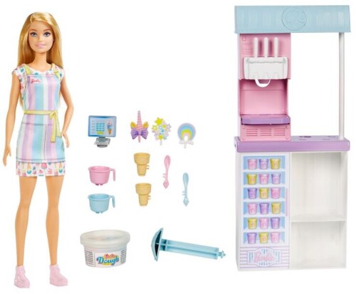 Mattel - Barbie I Can Be Anything Ice Cream Shop Playset, Blonde