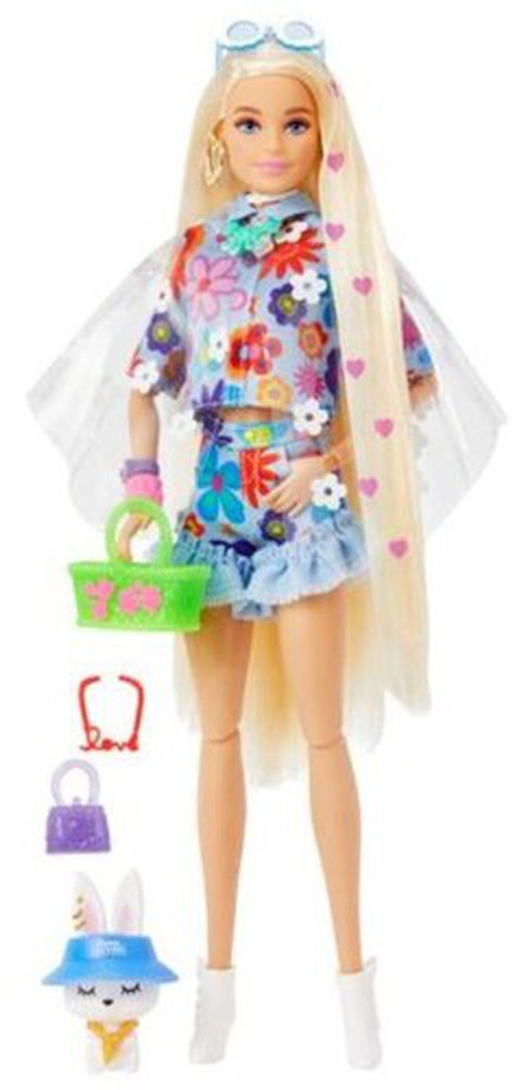 Mattel - Barbie Extra Doll, Flower Power