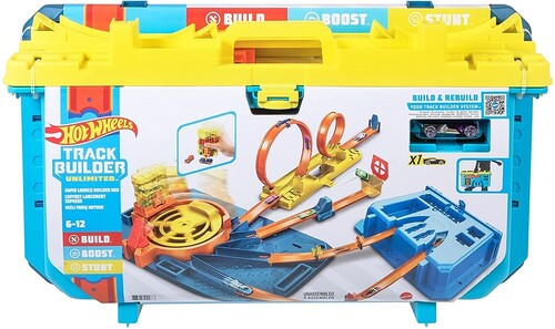 Mattel - Hot Wheels Track Builder Spin-Out Builder Box Playset