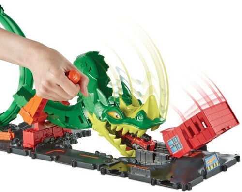 Mattel - Hot Wheels Dragon Drive Firefight Playset
