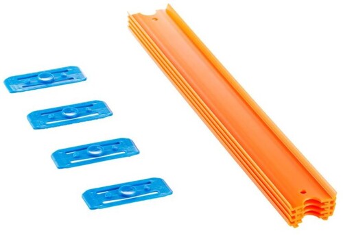 Mattel - Hot Wheels Track Builder Straight Track Set, Sustainable Package