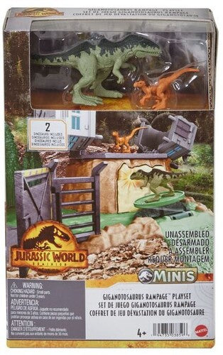 Mattel - Jurassic World Minis Giganotosaurus Rampage Playset