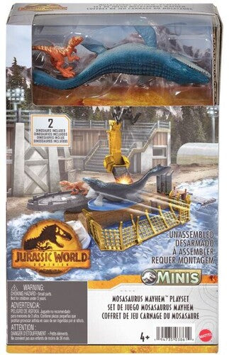 Mattel - Jurassic World Minis Mosasaurus Mayhem Playset