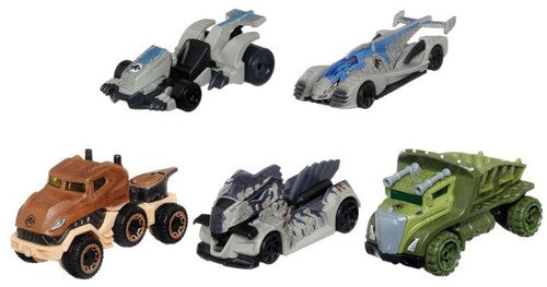 Mattel - Hot Wheels Jurassic World Character Car 5-Pack