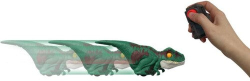 Mattel - Jurassic World Dominion Uncaged Click Tracker Velociraptor, Green
