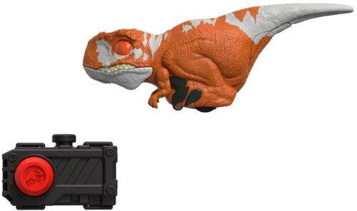 Mattel - Jurassic World Dominion Uncaged Click Tracker Atrociraptor, Red