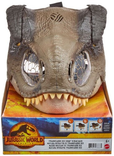 Mattel - Jurassic World Dominion Tyrannosaurus Rex Chomp 'N Roar Mask