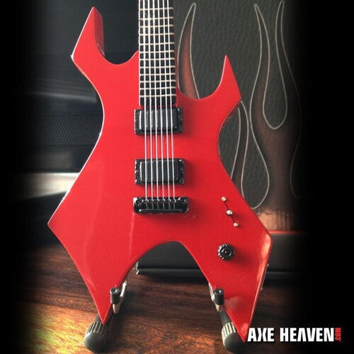 Mick Thomson Slipknot BC Rich Red Signature Warlock Hate Mini Guitar Replica Collectible