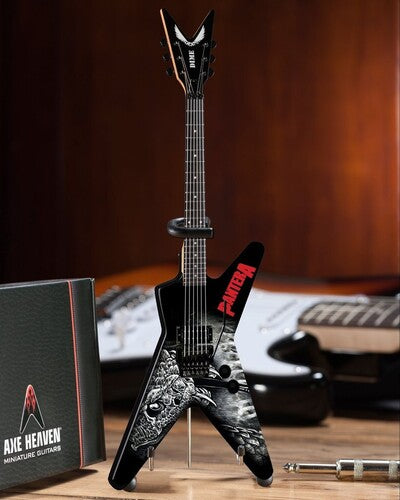 Dimebag Darrell Pantera Dean Black & White Southern Trendkill ML Mini Guitar Replica Collectible