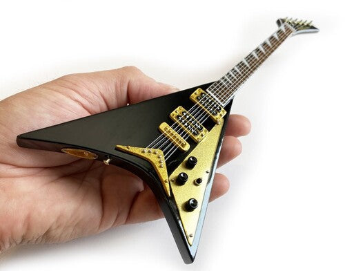 Randy Rhoads Black V Mini Guitar Replica Collectible
