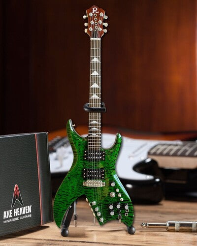 Slash Guns N Roses Signature BC Rich Green Bitch Mini Guitar Replica Collectible