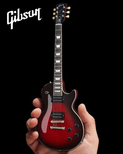Slash Guns N Roses Ltd Edition Vermillion Burst Gibson Les Paul Standard Mini Guitar Replica Collectible