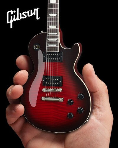 Slash Guns N Roses Ltd Edition Vermillion Burst Gibson Les Paul Standard Mini Guitar Replica Collectible