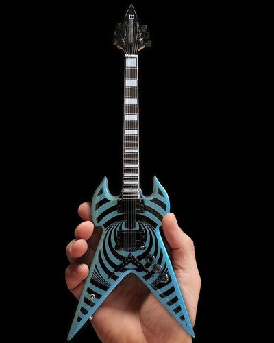 Zakk Wylde Pelham Blue Wylde Audio Warhammer Vertigo Mini Guitar Replica Collectible