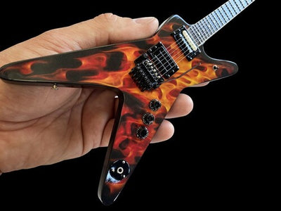 Dimebag Darrell Pantera Dean Dime O Flame ML Mini Guitar Replica Collectible