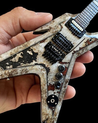 Dimebag Darrell Pantera Dean Rust Razorback Mini Guitar Replica Collectible