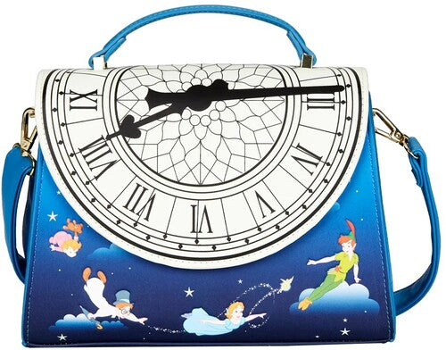 Loungefly Disney: Peter Pan Glow Clock Cross Body Bag