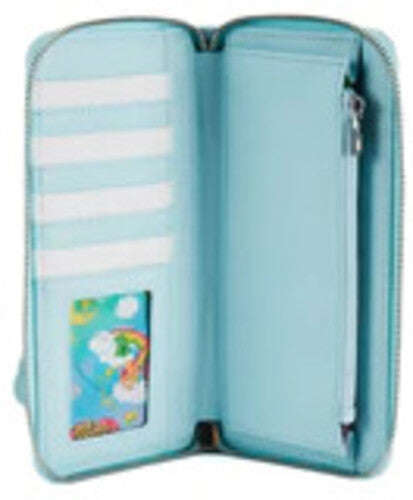 Loungefly Care Bears: Care-a-lot Castle Zip Around Wallet