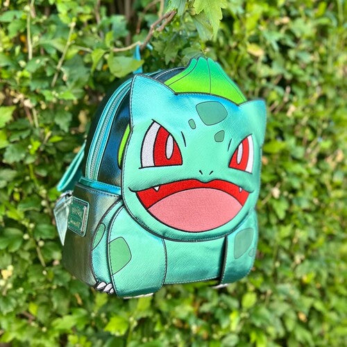 Loungefly Pokemon: Metallic Bulbasaur Mini Backpack