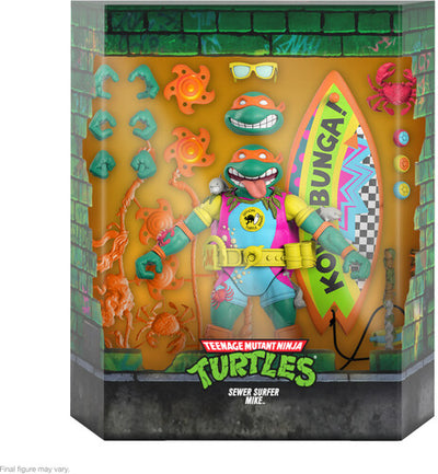 Super7 - Teenage Mutant Ninja Turtles (TMNT) ULTIMATES! Wave 6 - Mike the Sewer Surfer