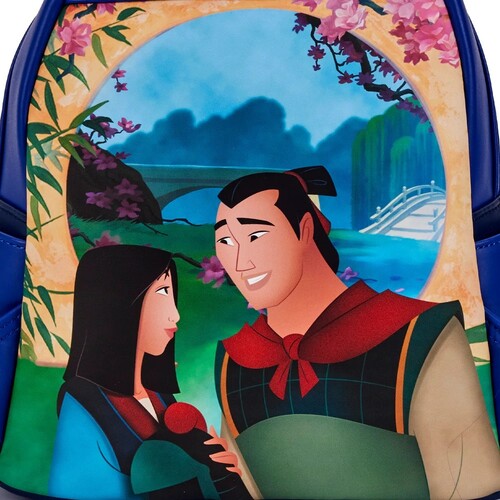 Loungefly Disney: Mulan Castle Light up Mini Backpack