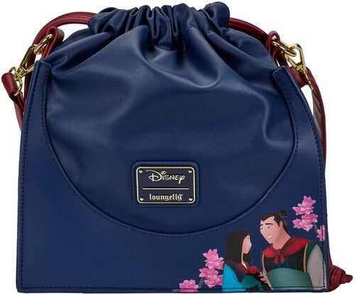 Loungefly Disney: Mulan Castle Cinch Sack Cross Body Bag