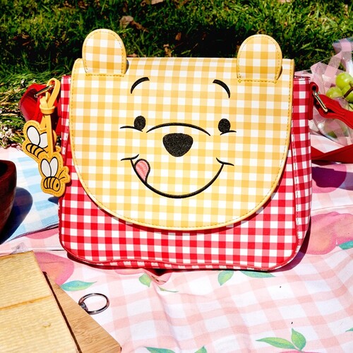 Loungefly Disney: Winnie the Pooh Gingham Crossbody Bag