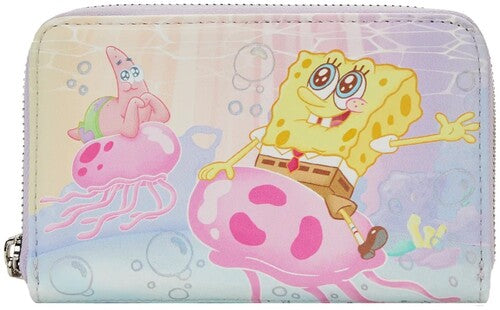Loungefly Spongebob: Pastel Jellyfishing Zip Around Wallet
