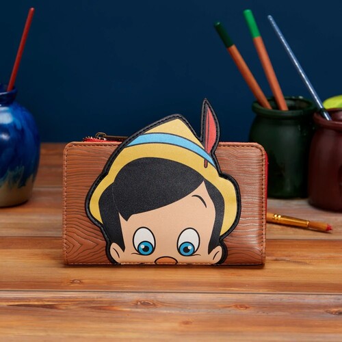 Loungefly Disney: Pinocchio Peeking Flap Wallet