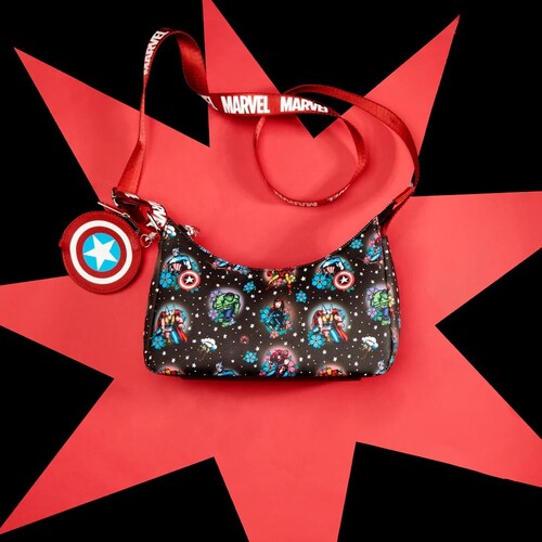 Loungefly Marvel: Avengers Tattoo Shoulder Bag