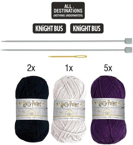 Eaglemoss - Wizarding World of Harry Potter - Knit Kit - Knight Bus Door Stop