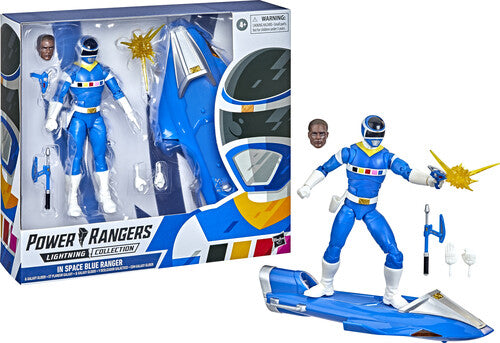 Hasbro Collectibles - Power Rangers Lightning Collection In Space Blue Ranger & Galaxy Glider Figure