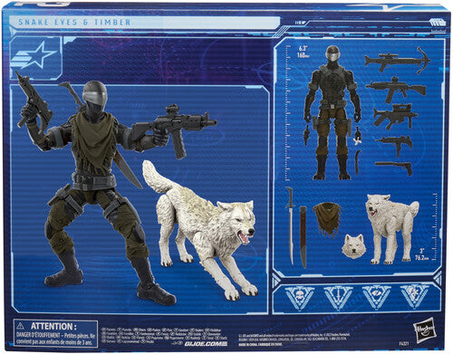 Hasbro Collectibles - G.I. Joe Classified Series Snake Eyes & Timber Action Figures