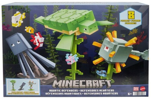 Mattel Collectible - Minecraft 3.25" Aquatic Defenders Pack