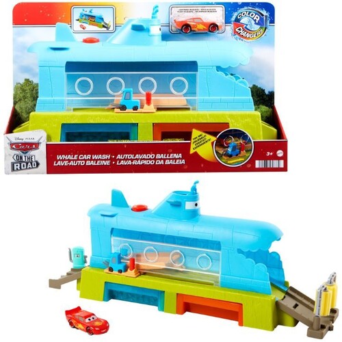 Mattel - Cars Color Changers Cars on the Road Whale Car Wash (Disney/PIXAR)