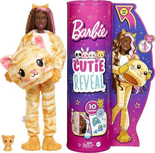 Mattel - Barbie Cutie Reveal Doll Kitten