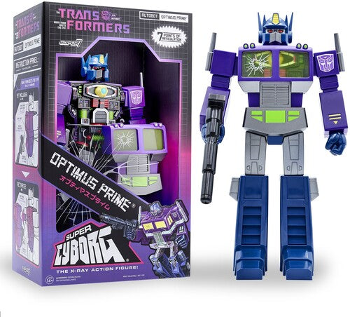 Super7 - Transformers Super Cyborg - Optimus Prime (Shattered Glass Purple)