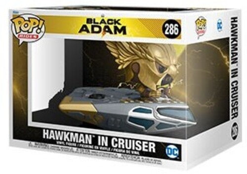 FUNKO POP! RIDE SUPER DELUXE: Black Adam - Hawkman in Cruiser