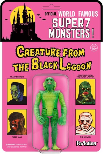 Super7 - Universal Monsters ReAction Figures - Super Creature (Wide Sculpt on Card)