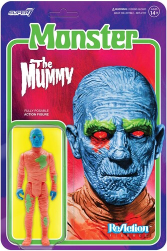 Super7 - Universal Monsters ReAction Figure - The Mummy (Costume Colors)