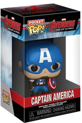 FUNKO POCKET POP! & TEE: Marvel - Captain America - XS(KD)